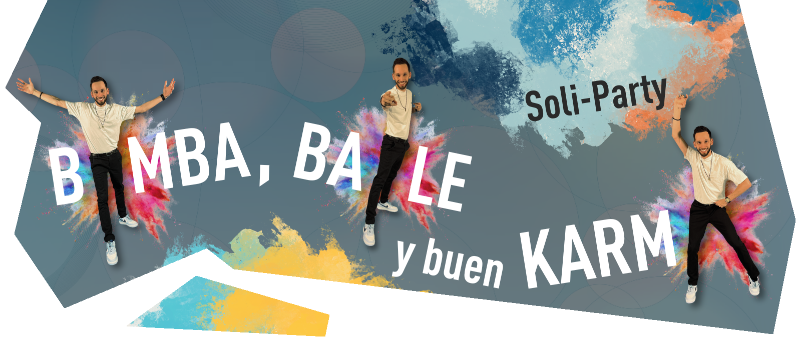 title image of soli-party bomba, baile y buen karma with luis duarte